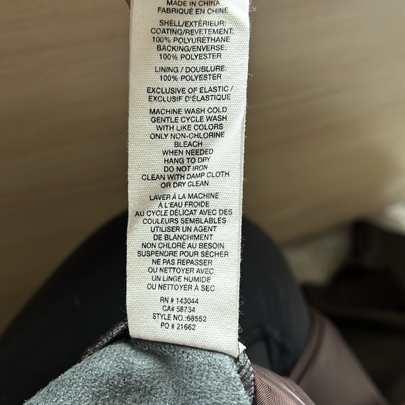 Faux Leather Joggers - Picture 5 of 5